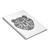 Stijlkop Beer Notitieboek (Rechterzijde)