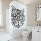 Stijlkop Douchegordijn (In situ)