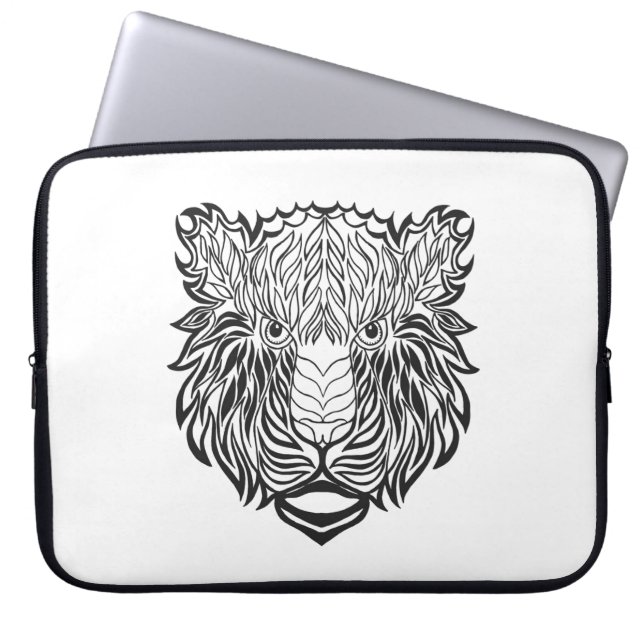 Stijlkop Laptop Sleeve (Voorkant)