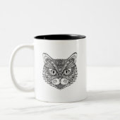 Stijlkop Tweekleurige Koffiemok (Links)