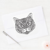 Stijlkop Vierkante Sticker (Envelop)