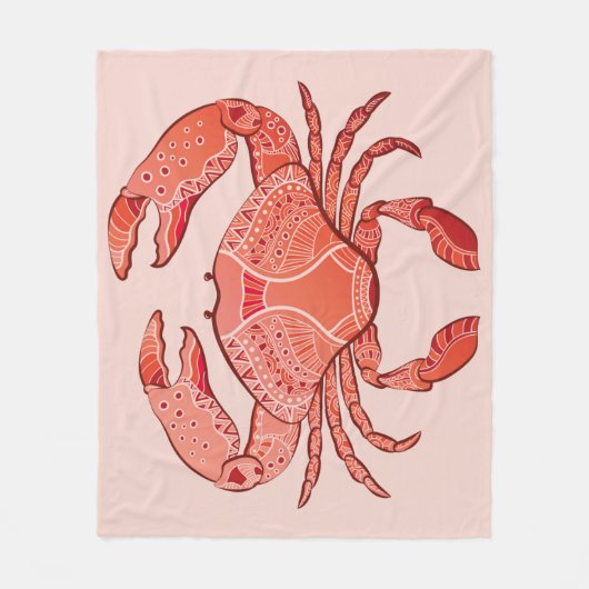 Stijlkrab Fleece Deken (Voorkant)