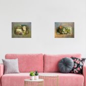 Stijllamp en Bloemmand Mooi Muurkunst Sets (Woonkamer)
