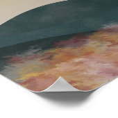 Stijlliggend Poster voor landschapswand (Hoek)