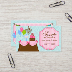 Stijllijst en ontwerp van gebeurtenissen visitekaartje