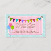 Stijllijst en ontwerp van gebeurtenissen visitekaartje (Achterkant)