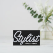 Stijllijst | Glitter Script (afsprakenkaart) Afsprakenkaartje (Staand voorkant)