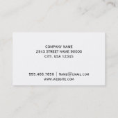 Stijllijst | Gold Script Visitekaartje (Achterkant)