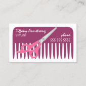 Stijllijst/hairdresse Visitekaartje (Voorkant)