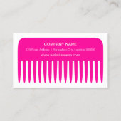 Stijllijst/hairdresser Visitekaartje (Achterkant)