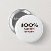 Stijllijst met 100 procent Mode Ronde Button 5,7 Cm (Voorkant /achterkant)