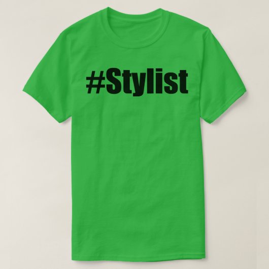 Stijllijst met hashtag t-shirt (Design voorkant)