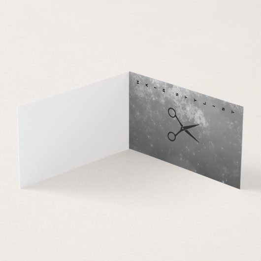 Stijllijst met Posh Blue Grey Texture Visitekaartje (Binnen)