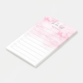 Stijllijst, Modern, Meisje, Waterverf, om lijst te Post-it® Notes (Schuin)