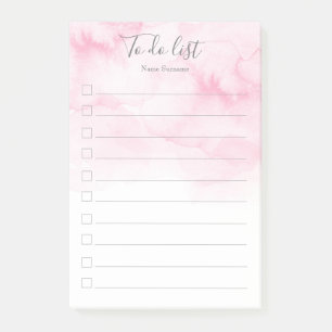 Stijllijst, Modern, Meisje, Waterverf, om lijst te Post-it® Notes