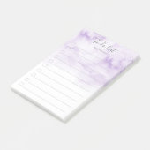 Stijllijst, Modern, Meisje, Waterverf, om lijst te Post-it® Notes (Schuin)