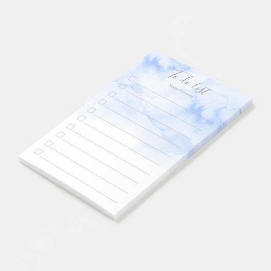 Stijllijst, Modern, Meisje, Waterverf, om lijst te Post-it® Notes (Schuin)