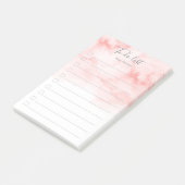 Stijllijst, Modern, Meisje, Waterverf, om lijst te Post-it® Notes (Schuin)
