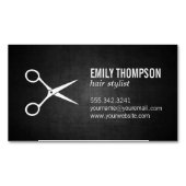 Stijllijst | Schapen | Donkere textuur Achtergrond Magnetisch Visitekaartje (Voorkant)