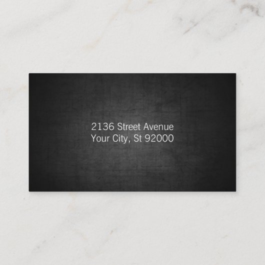 Stijllijst | Schapen | Donkere textuur Achtergrond Visitekaartje (Achterkant)