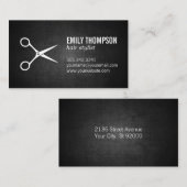 Stijllijst | Schapen | Donkere textuur Achtergrond Visitekaartje (Voorkant / Achterkant)