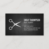 Stijllijst | Schapen | Donkere textuur Achtergrond Visitekaartje (Voorkant)