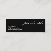 Stijllijst van de Mode van de Vette Grens Mini Vis Visitekaartje (Achterkant)