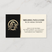 Stijllijst voor dameshaar | Schoonheid Visitekaartje (Voorkant)