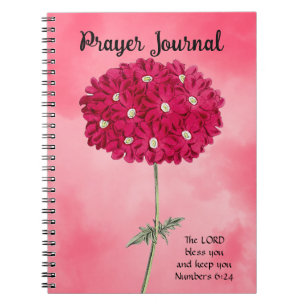  stijlmagenta Hydrangea Prayer Journal Notitieboek