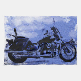  stijlmotor in Blue Kitchen Towel Theedoek
