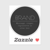 Stijlnaam of andere tekst sticker (Vel)