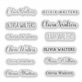 Stijlnaam Sticker (Voorkant)