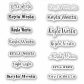 Stijlnaam Sticker (Voorkant)