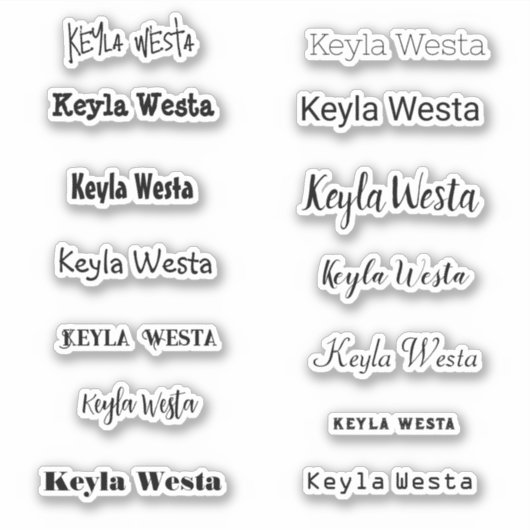 Stijlnaam Sticker (Voorkant)