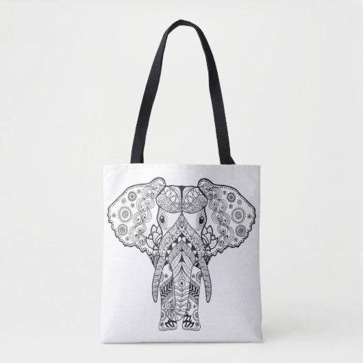 Stijlolifant 2 tote bag (Voorkant)