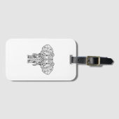 Stijlolifant Bagagelabel (Voorkant (horizontaal))