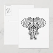 Stijlolifant Briefkaart (Voorkant / Achterkant)