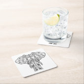 Stijlolifant Kartonnen Onderzetters (Insitu)