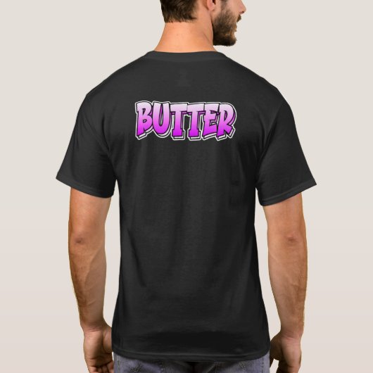 Stijlontwerp met butter Graffiti, met butter 2 T-shirt (Achterkant)