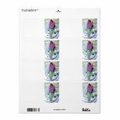 Stijlontwerp verzendadreslabel etiket (Full Sheet)