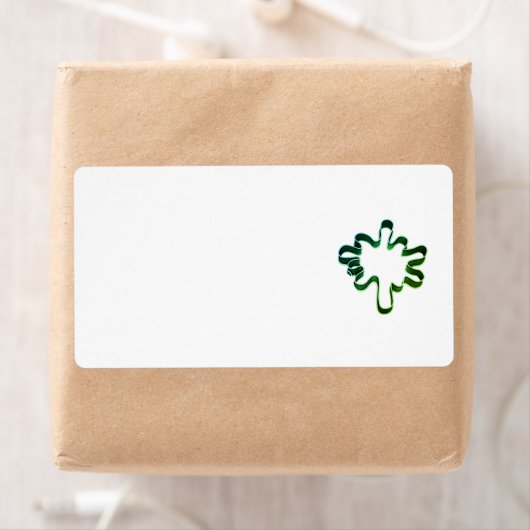 Stijlontwerp verzendadreslabel etiket (Insitu)