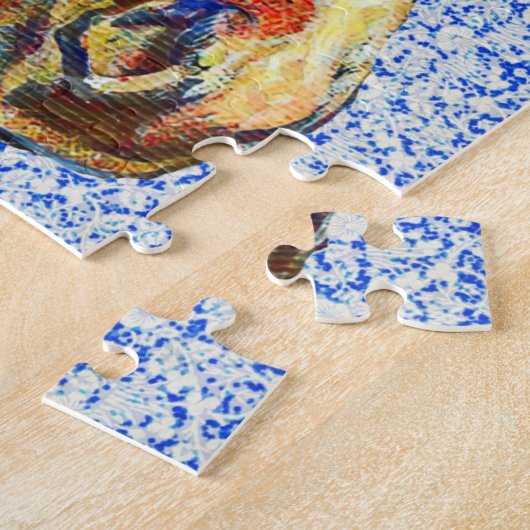  stijlpaarden in de Bridle Puzzle Legpuzzel (Zijkant)