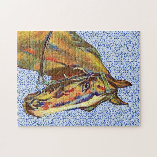  stijlpaarden in de Bridle Puzzle Legpuzzel (Horizontaal)