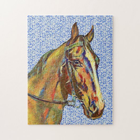  stijlpaarden in de Bridle Puzzle Legpuzzel (Verticaal)