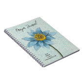  stijlpagina Blauwe ventilator Notitieboek (Rechterzijde)