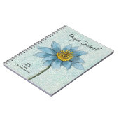  stijlpagina Blauwe ventilator Notitieboek (Linkerzijde)