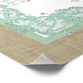  stijlpagina Design Seafoam Green 2 Poster (Hoek)