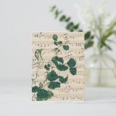  stijlpagina-muziekbladeren briefkaart (Staand voorkant)