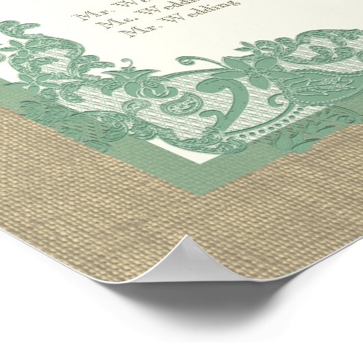  stijlpagina Ontwerp Groene AZ Poster (Hoek)