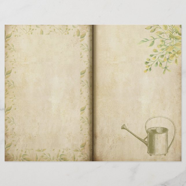  stijlpagina van Gardener's Journal (Voorkant)